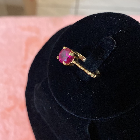 14kt Gold Filled Ruby Stone Ring - Picture 2 of 6